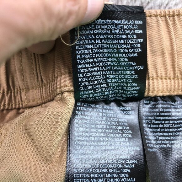 H&M Woman's Pants Size 18 Pull On Elastic Waist Straight Leg Casual Travel Loose - Picture 9 of 14